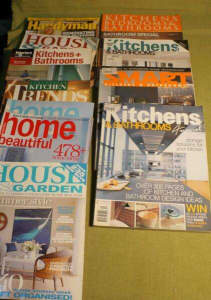 11 RENOVATION MAGAZINES bathroom kitchen CIRCA 2003