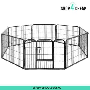 BRAND NEW Small 8 Panel Pet Dog Playpen Enclosure Fence Play Pen