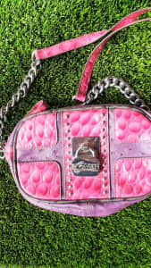 Pink Guess Crossbody Bag