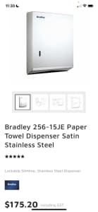 Hand paper towel dispensers