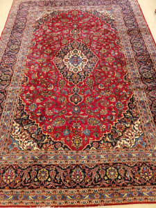Persian handmade soft wool Kashan rug 343*245 cm