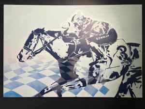 Win with Winx - The Mighty Mare by ATA 2m x 1.2m Canvas Street Art