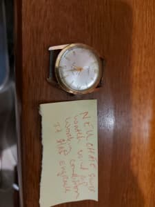 Vintage collectable men wind up watch in working conditions 