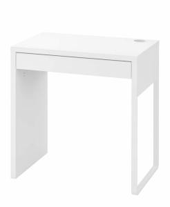 MICKE IKEA Small White Desk with Drawer