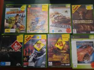 original xbox games $5 each pick up refer list for sold