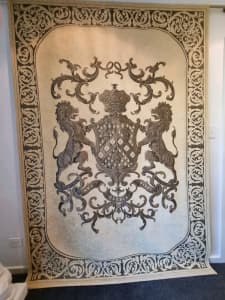 Adorabella Heraldic Beige Tapestry