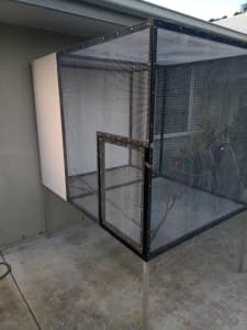 snake proof bird aviary