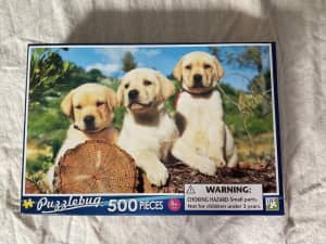 500 piece puzzle - Labrador puppies - age 8 upwards
