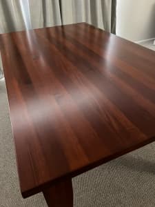 Dining table, lamp tables