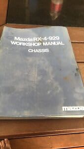 Mazda Rx4 929 workshop manual