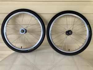 BMX bike mini racing wheel set rims 20x 1.5 , 1990s rare excellent