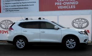 2016 Nissan X-Trail T32 ST-L (FWD) White Continuous Variable Wagon