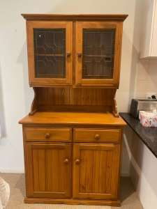 Buffet with glass cupboard