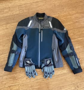 Motorbike Jacket Klim mesh M Klim Gloves XL 