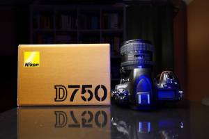 Nikon D750 dSLR camera (with box)