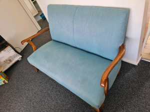 Two seater old fashioned couch