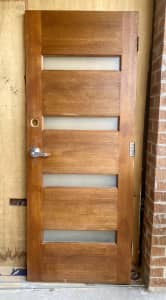 External timber door