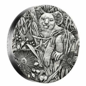 2017 Australian koala 2 oz antique finish silver proof coin bargain