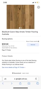 Flooring quickstep timber blackbutt and spotted gum 