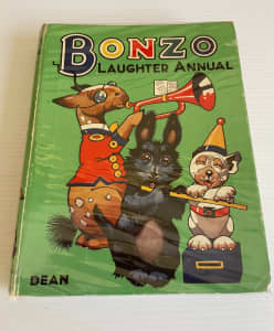 Bonzos Laughter Annual - Dean & Son 1935 1st edition Antiquarian HC