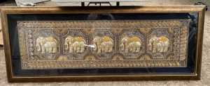 Elephant Silk Tapestry Wall Hanging