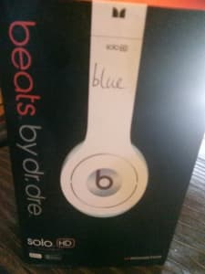 BEATS BY DR. DRE SOLO HD HEADPHONES BY MONSTER - NEW COND