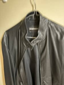 Armani medium lightweight leather jacket