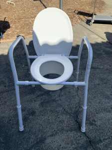 Over the toilet chair-mobility aid
