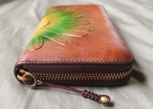 Handmade Womens Genuine Leather Purse Wallet