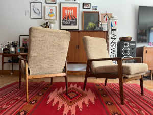 Two Fler Norsk Mid Century Armchairs