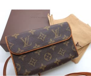 🤎Authentic Louis Vuitton 2003 Pochette Florentine Body/Waist Belt Bag