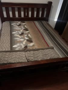 King size bed and mattress
