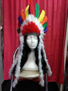 3 Styles! From $20 Indian Chief Feather Head-dress Adelaide