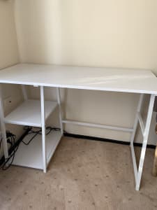 White trestle desk as new condition- need gone ASAP! 