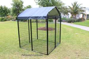 Super HeavyDuty Dog Fence with Gate Cat Enclosure Pen Pet Playpen