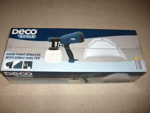 Deco Style 500w Paint Sprayer with Spray Shelter NEW