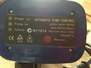 Water Pump Automatic Control