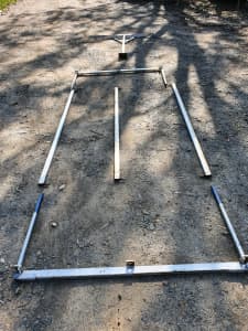 Trailer rack to mount onto trailer/cage