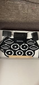 9 pads electronic roll up drum