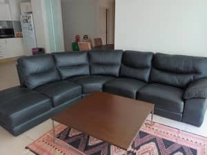 Genuine leather lounge