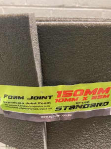 Foam expansion joint