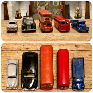 Group lot of Diecast Toy Automobiles … Dinky & Corgi