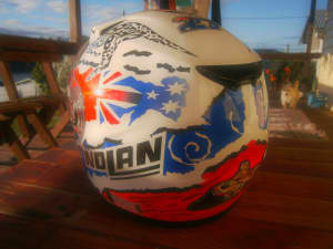 2011 Moto GP Casey Stoner Helmet Number 27
