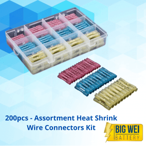 Insulated Heat Shrink Wire Connector Kit 200PCS