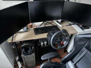 RTX 3070 Gaming PC and Driving Simulator