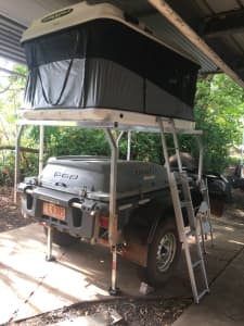 Stockman Pod Trailer All Roada with James Baroud Rooftop Tent