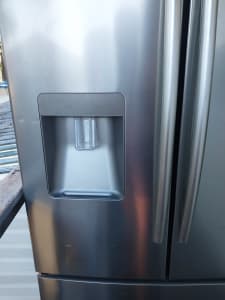 Silver Samsung 2 door fridge
