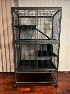 Ferret Nation 182 double cage w/wheels
