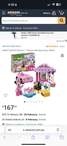 Duplo Lego mini mouse birthday all parts