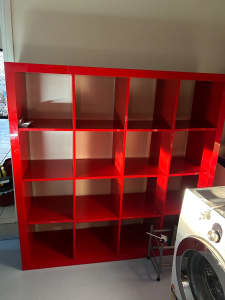 Red cube solid